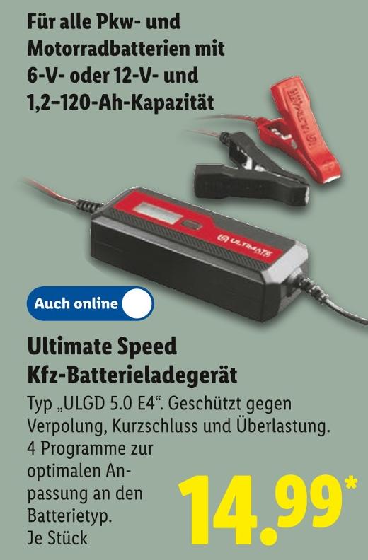 Kfz-Batterieladegerät