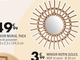 MIROIR ROTIN SOLEIL en promo à 3,99 € chez La Foir’Fouille MIROIR ROTIN SOLEIL dans le catalogue La Foir’Fouille