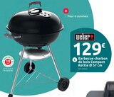 Mr.Bricolage Cagnes-sur-Mer - Promo Barbecue charbon de bois Compact Kettle Promo Barbecue charbon de bois Compact Kettle à 129,00 € dans le catalogue Mr.Bricolage à Cagnes-sur-Mer