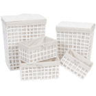 Panier à linge lin dans le catalogue Maxi Bazar