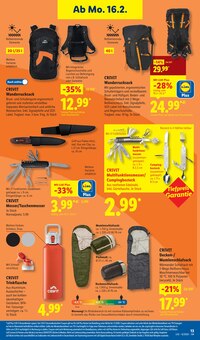 Rucksack im Lidl Prospekt "LIDL LOHNT SICH" mit 68 Seiten (Ludwigshafen (Rhein))