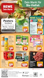 Aktueller REWE Prospekt, "Dein Markt", mit Angeboten der Woche, gültig von 18.08.2025 bis 18.08.2025