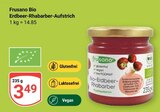 Bio Erdbeer-Rhabarber-Aufstrich Angebote von Frusano bei GLOBUS Erfurt für 3,49 €