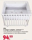 4-eckiges Laufgitter „Animals“ von roba im aktuellen Rossmann Prospekt für 94,99 €