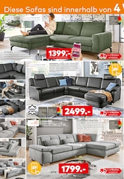Ecksofa Angebot & Preis im aktuellen porta Möbel Prospekt Ecksofa Angebot im aktuellen porta Möbel Prospekt auf Seite 4