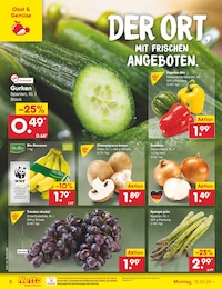 Bio Gemüse Angebot im aktuellen Netto Marken-Discount Prospekt auf Seite 6