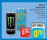 Energy Drink Angebote von Monster bei Marktkauf Leipzig für 0,79 €
