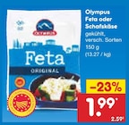 Feta oder Schafskäse im Angebot bei Netto Marken-Discount in Offenbach Feta oder Schafskäse Angebote von Olympus bei Netto Marken-Discount Offenbach für 1,99 €
