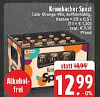 Spezi Angebote von Krombacher bei E center Bad Salzuflen für 12,99 €