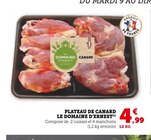 PLATEAU DE CANARD - LE DOMAINE D'ERNEST en promo chez Super U Orléans à 4,99 €