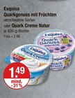 Aktuelles Quarkgenuss mit Früchten oder Quark Creme Natur Angebot bei V-Markt in Regensburg ab 1,49 €