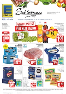 EDEKA Weilersbach Prospekt der aktuellen Woche, gültig von 24.08.2026 bis 29.08.2026 Aktueller EDEKA Weilersbach Prospekt "Wir lieben Lebensmittel!" mit 38 Seiten