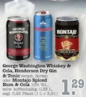 Whiskey & Cola Angebote von George Washington bei E center Offenbach für 1,29 €