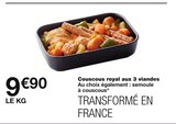 Couscous royal aux 3 viandes en promo chez Monoprix Couscous royal aux 3 viandes dans le catalogue Monoprix