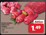 Rinderrouladen im Angebot bei Markant Nordwest in Emden Rinderrouladen Angebote bei Markant Nordwest Emden für 1,49 €