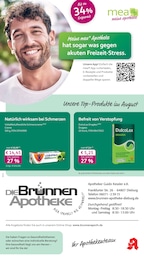 mea - meine apotheke Prospekt für Rödermark mit 4 Seiten mea - meine apotheke Prospekt für Rödermark: "Unsere August-Angebote", 4 Seiten, 01.08.2026 - 31.08.2026