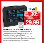 Herbrügger Arnsberg - Funk-Wetterstation Sphere Angebot im Prospekt Funk-Wetterstation Sphere bei Herbrügger im Arnsberg Prospekt für 29,99 €