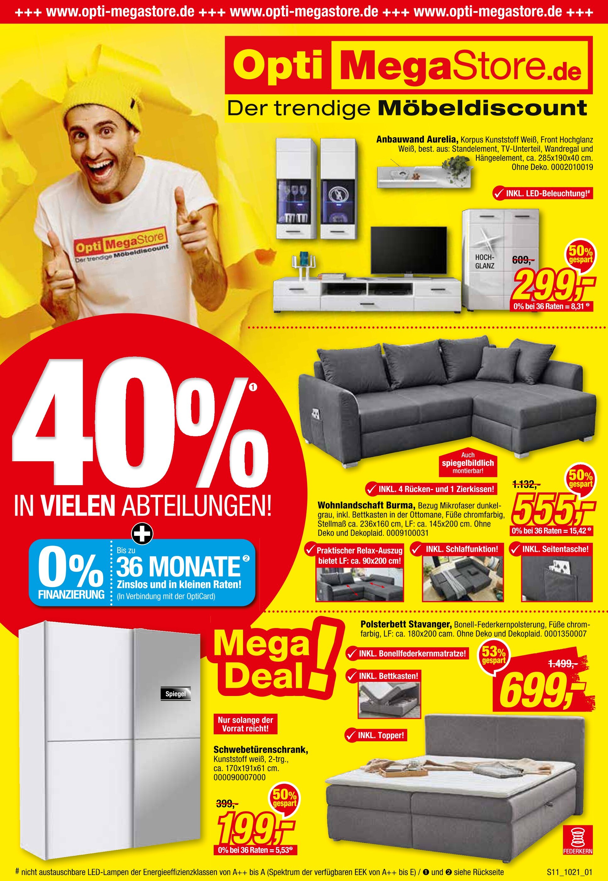 Opti-Megastore Prospekt für Breitenburg mit 16 Seiten Opti-Megastore Prospekt für Breitenburg: "40% IN VIELEN ABTEILUNGEN!", 16 Seiten, 23.10.2021 - 06.11.2021