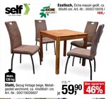 Esstisch oder Stuhl Angebote von Self bei Opti-Wohnwelt Gifhorn für 169,00 €