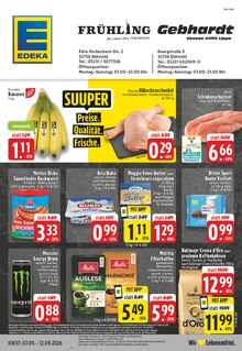Kaffee im aktuellen EDEKA Prospekt (Detmold) Kaffee im EDEKA Prospekt "Aktuelle Angebote" mit 28 Seiten (Detmold)