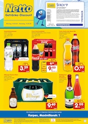 Aktueller Netto Marken-Discount Prospekt mit Sekt, "DER ORT, AN DEM DU IMMER AUSGEZEICHNETE PREISE FINDEST.", Seite 1