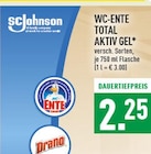 WC-Ente Total Aktiv Gel Angebote von SC Johnson bei Marktkauf Bielefeld für 2,25 €