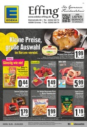 Aktueller EDEKA Supermärkte Prospekt für Gronau (Westfalen) 18.09.2023 - 23.09.2023 EDEKA Prospekt für Gronau (Westfalen) mit 24 Seiten