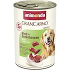 Zookauf Nienburg - Animonda Dog Dose GranCarno Adult Rind & Entenherz 400 g Angebot im Prospekt Animonda Dog Dose GranCarno Adult Rind & Entenherz 400 g bei Zookauf im Nienburg Prospekt für 1,49 €