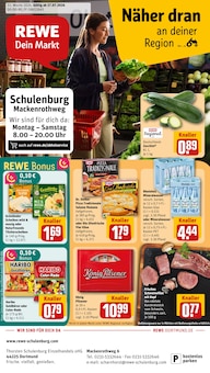 Aktueller REWE Prospekt "Dein Markt" für Dortmund Aktueller REWE Prospekt für Dortmund mit Seiten