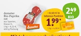 Bio-Paprika rot Angebote von demeter bei tegut Gießen für 1,99 €