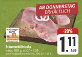 Schweinehüftsteaks natur Angebote bei E center Erlangen für 1,11 €
