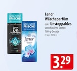 Wäscheparfüm oder Unstoppables Angebote von Lenor bei famila Nordost Neumünster für 3,29 €