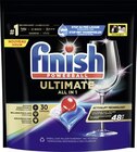 Capsules lave-vaisselle Ultimate Tout en 1 * - FINISH Powerball en promo chez Casino Supermarchés Chelles à 5,55 €