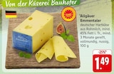 EDEKA Gerstetten - Allgäuer Emmentaler Angebot im Prospekt Allgäuer Emmentaler bei EDEKA im Gerstetten Prospekt für 1,49 €