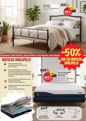 Promos Matelas dans le catalogue "MEUBLEZ-VOUS DE BONNES AFFAIRES" de Maxi Bazar Matelas en promo dans le catalogue Maxi Bazar à la page 13