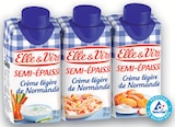 Promo 2+1 offert sur les crèmes UHT ELLE & VIRE à  dans le catalogue Intermarché Contact à Rozoy-sur-Serre