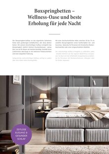 Polstermöbel Fischer Prospekt Karlsruhe "BOXSPRING SPEZIAL" mit 11 Seiten