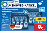 Mineralwasser im Angebot bei Netto Marken-Discount in Gera Mineralwasser Angebote von Ileburger Sachsenquelle bei Netto Marken-Discount Gera für 9,00 €