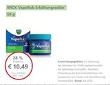 WICK VapoRub Erkältungssalbe bei LINDA Premiumapotheke im Harxheim Prospekt für 10,49 €