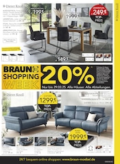 Aktueller BRAUN Möbel-Center Prospekt mit Tisch, "BRAUN SHOPPING WEEK", Seite 5