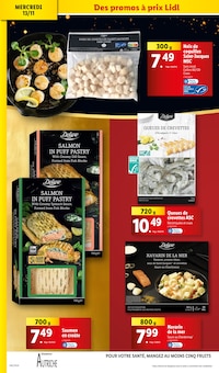 Promo Noix De Saint Jacques dans le catalogue Lidl du moment à la page 20