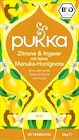 Kräutertee Zitrone & Ingwer mit Manuka-Honignote (20 Beutel) im Angebot bei dm-drogerie markt in Memmingen Kräutertee Zitrone & Ingwer mit Manuka-Honignote (20 Beutel) Angebote von pukka bei dm-drogerie markt Memmingen für 3,95 €