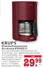 Aktuelle Kaffeevollautomat Angebote bei E center in Ludwigshafen (Rhein) Aktuelles Filterkaffeemaschine Pro Aroma F3090510 Angebot bei E center in Ludwigshafen (Rhein) ab 29,99 €