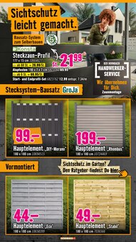 Sichtschutzelemente im aktuellen Hornbach Prospekt (Paderborn) Sichtschutzelemente im Hornbach Prospekt "Dir ist vieles Latte. Nur nicht Dein Garten." mit 31 Seiten (Paderborn)