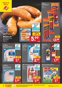 Wurst im Netto Marken-Discount Prospekt "Aktuelle Angebote" mit 51 Seiten (Hildesheim)