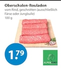 Oberschalen-Rouladen von Alpenrind im aktuellen V-Markt Prospekt für 1,79 €