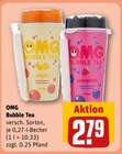 OMG Bubble Tea für 2,79 € bei REWE im Angebot OMG Bubble Tea im aktuellen REWE Prospekt