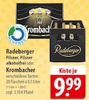 famila Nordost Bergen - Pilsner, Pilsner alkoholfrei Angebot im Prospekt Pilsner, Pilsner alkoholfrei bei famila Nordost im Bergen Prospekt für 9,99 €