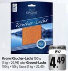 Räucher-Lachs oder Graved-Lachs Angebote von Krone Fisch bei EDEKA Villingen-Schwenningen für 4,49 €