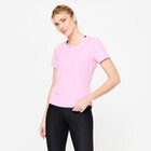 T-Shirt Damen 91 % recycelt - rosa im Decathlon Prospekt T-Shirt Damen 91 % recycelt - rosa von DOMYOS im aktuellen Decathlon Prospekt für 9,99 €